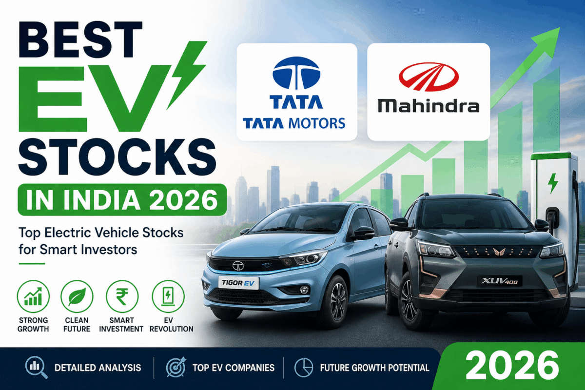 Best EV Stocks In India 2026 Tata Motors And Mahindra Electric Vehicle ...