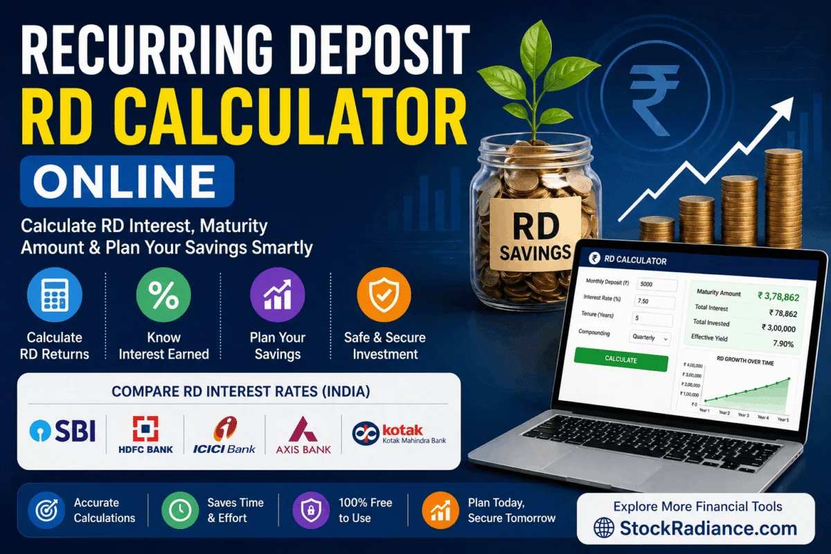 Recurring Deposit RD Calculator Online