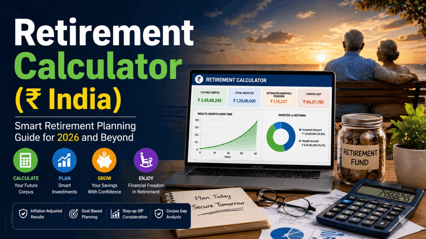 Retirement Calculator online (₹ India): Smart Retirement Planning Guide for 2026 and Beyond