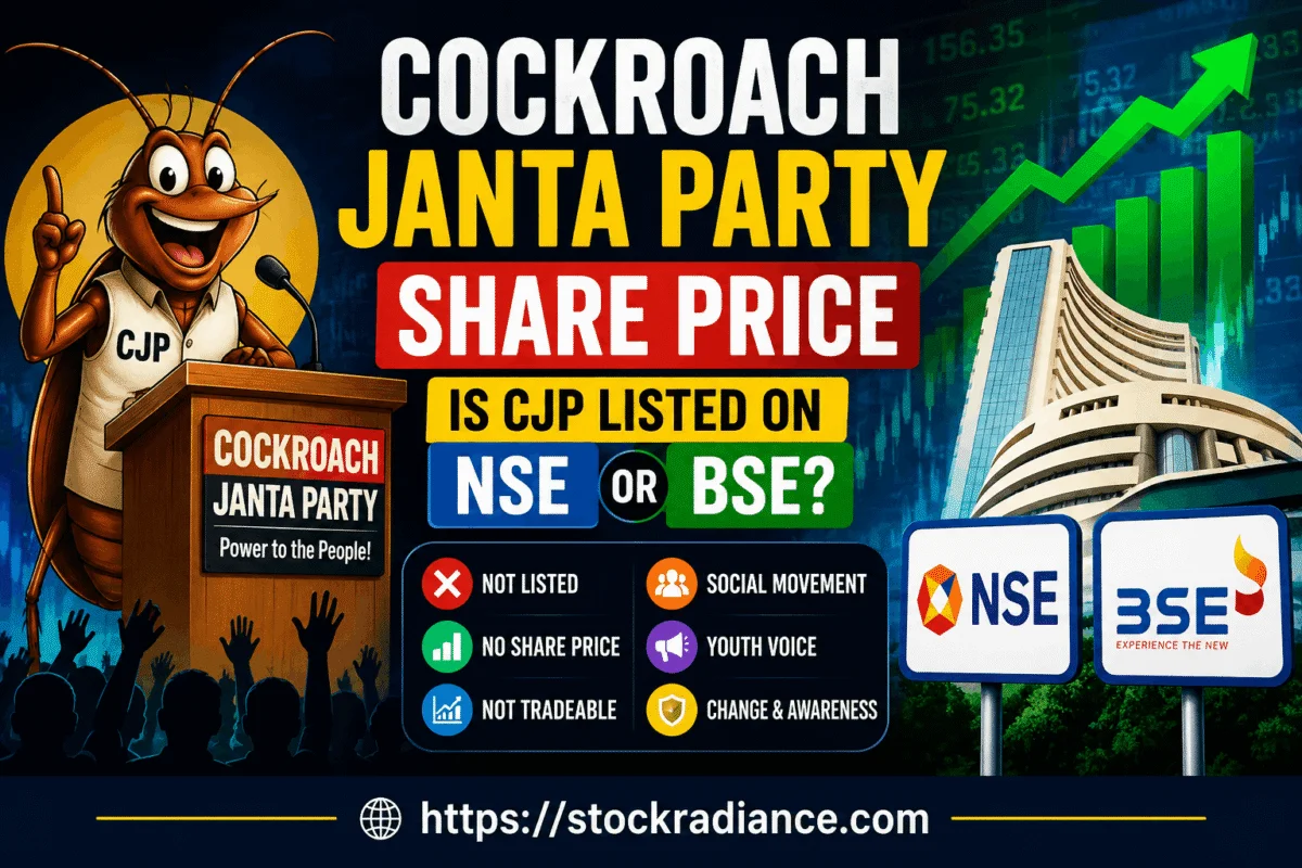 Cockroach Janta Party Share Price: Is CJP Listed on NSE or BSE?